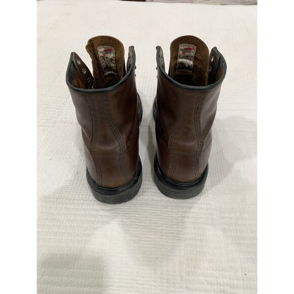 Men\'s Red Wing 2233 SuperSole 8 inch Safety Toe Lace-Up Work Lug Sole Boots 15 D main image 9